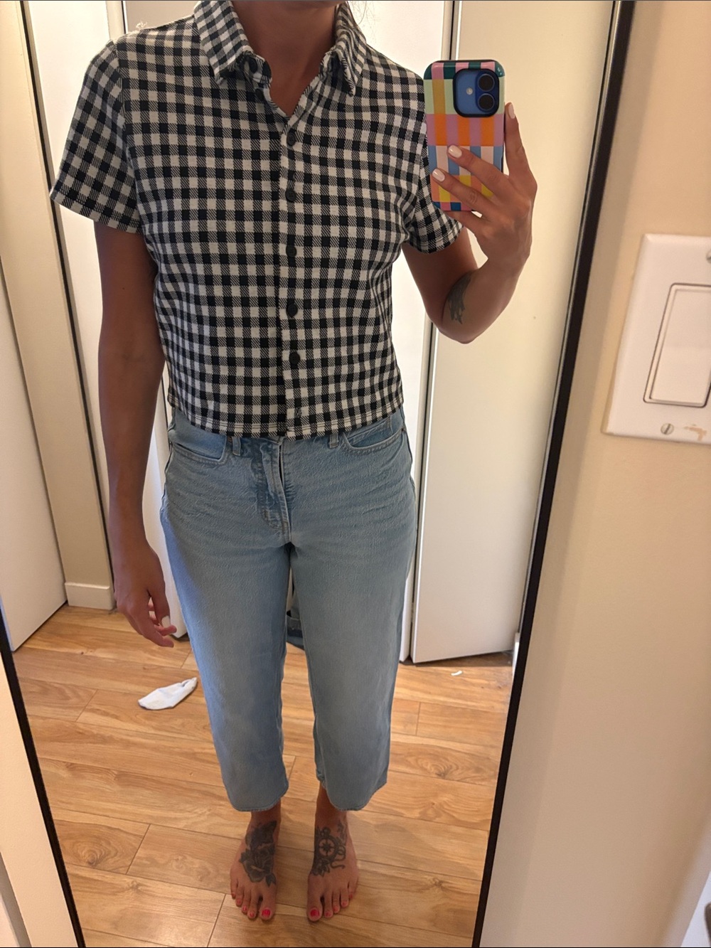 OAK + FORT Checkered Crop